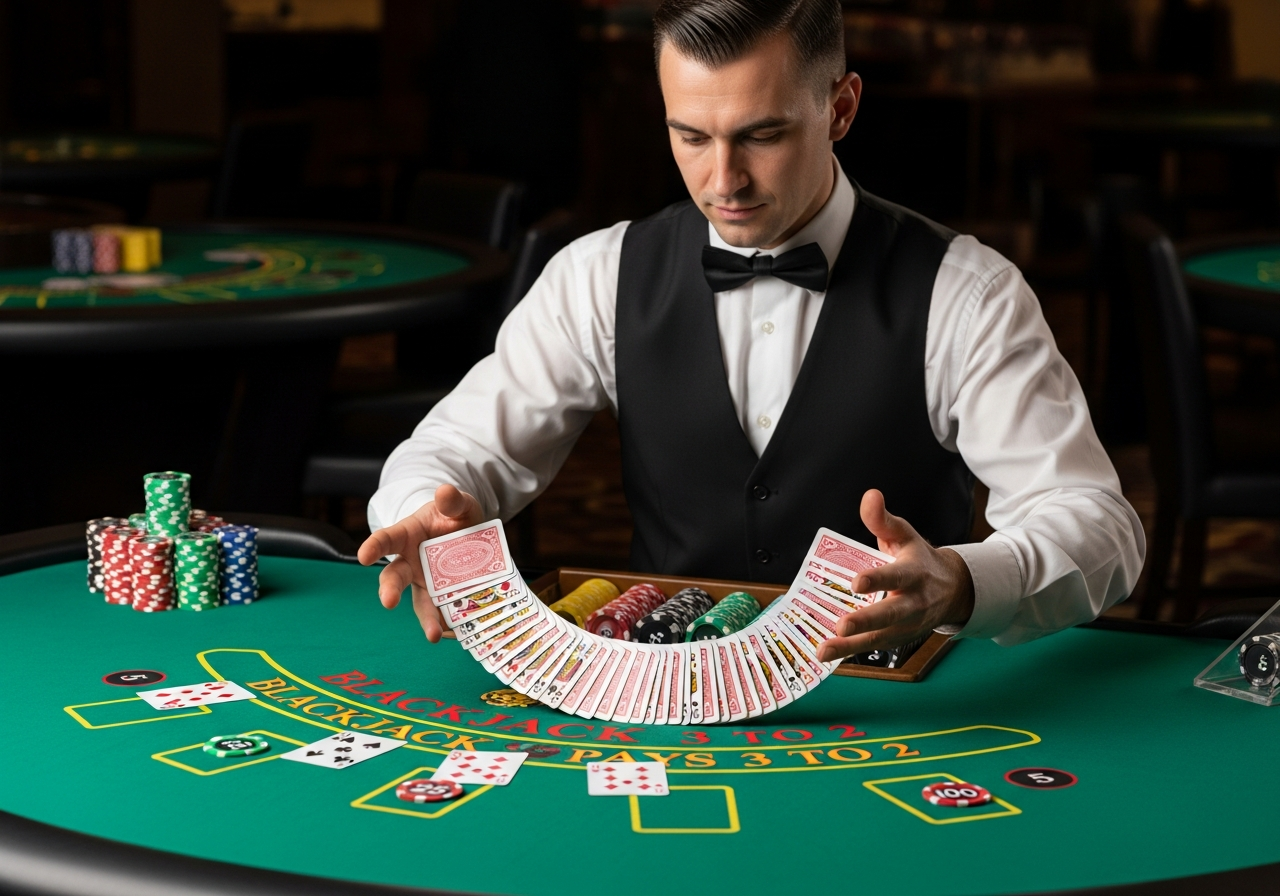 Live Blackjack Dealer Shuffle Procedures US Casinos